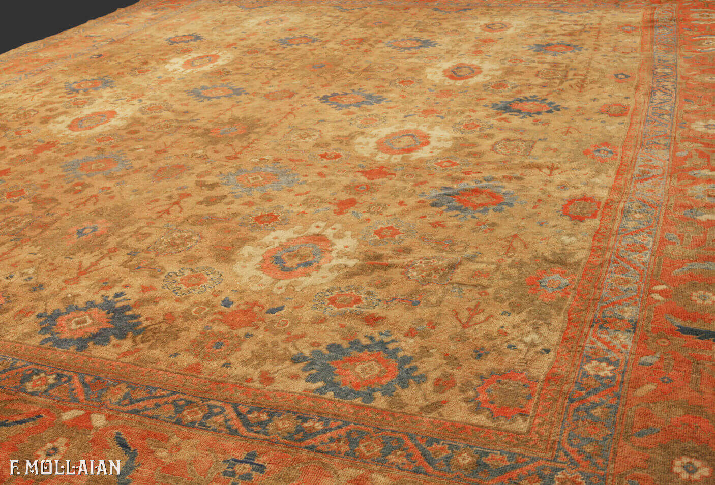 A Very Large Antique Persian Bakshaish Carpet n°:50525491